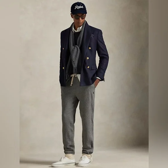 Polo Ralph Lauren Heather Gray Sweatpants  Preppy NWT XXL 🐎 - Picture 6 of 9